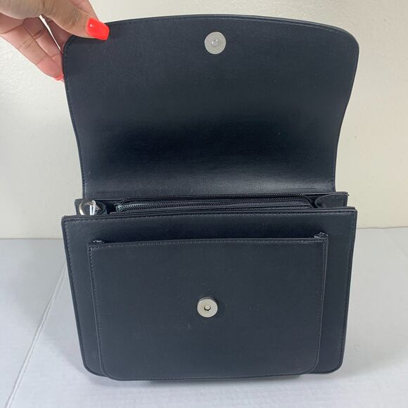 NWT Pixie Mood Zoe Crossbody Bag Black Vegan Leather Purse Spring Causebox 2020 - Picture 6 of 11